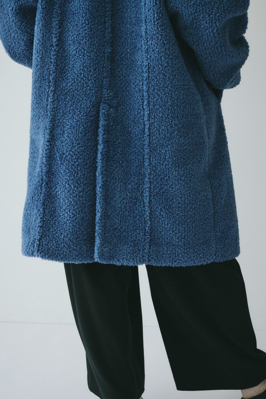 HeRIN.CYE「Stand collar boa coat」|その他|