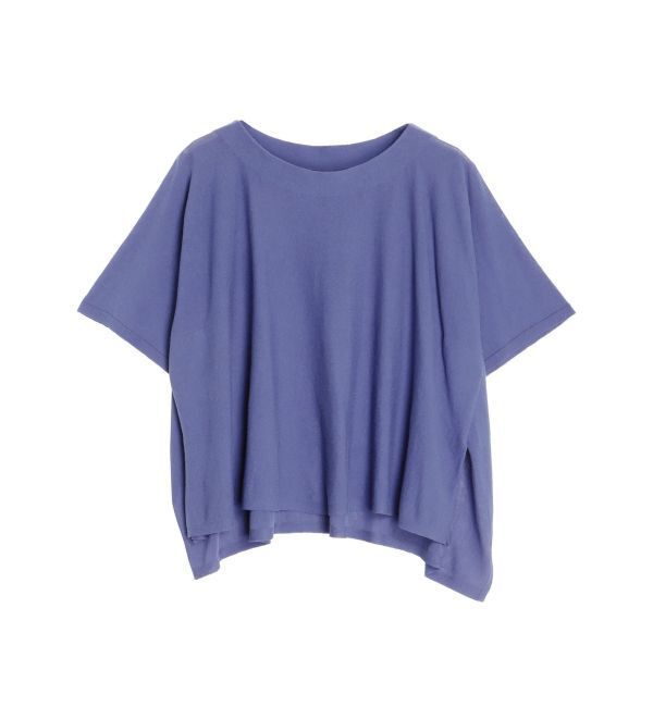 ELENDEEK「HIGH TWIST DOLMAN T KT」|ニット・セーター|ブルー