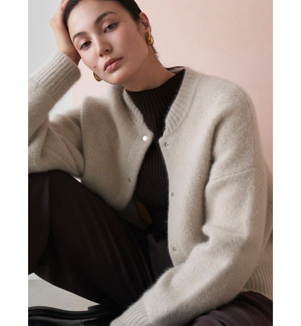 ELENDEEK「CN RACCOON MIX BZ」|カーディガン|