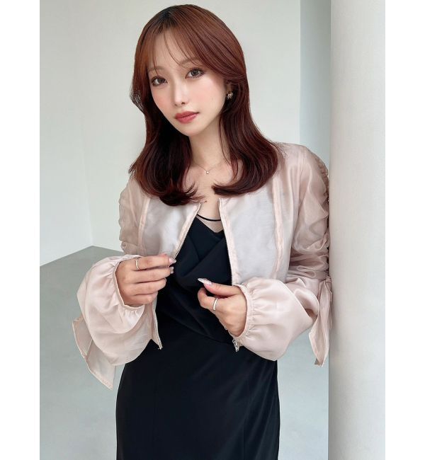 RESEXXY「ビッグリボンシアーブルゾン」|ブルゾン・スタジャン|