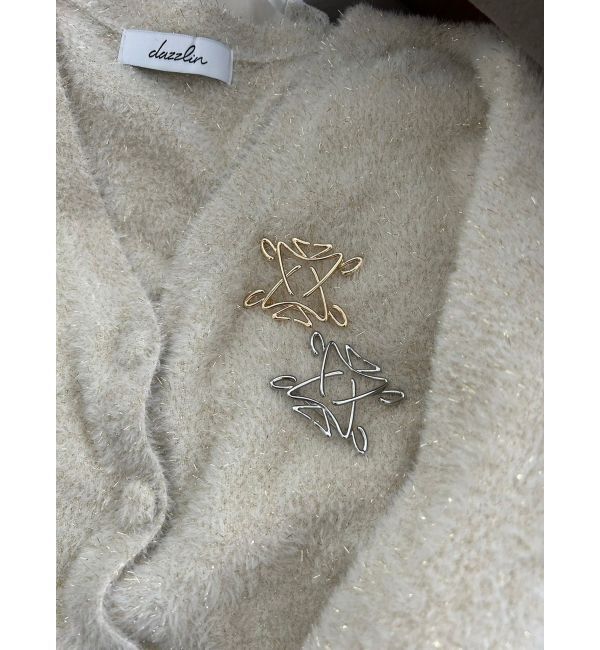 dazzlin「スクエアロゴブローチ」|その他|