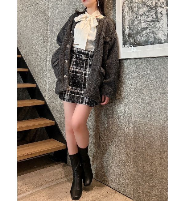 dazzlin「ボアフレンチブルゾン」|ブルゾン・スタジャン|