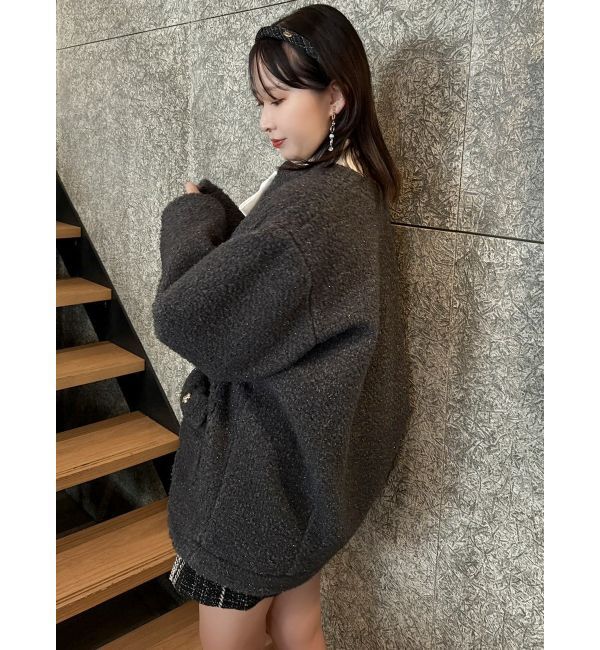 dazzlin「ボアフレンチブルゾン」|ブルゾン・スタジャン|