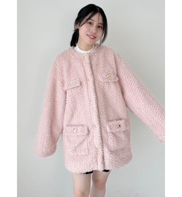 dazzlin「ボアフレンチブルゾン」|ブルゾン・スタジャン|