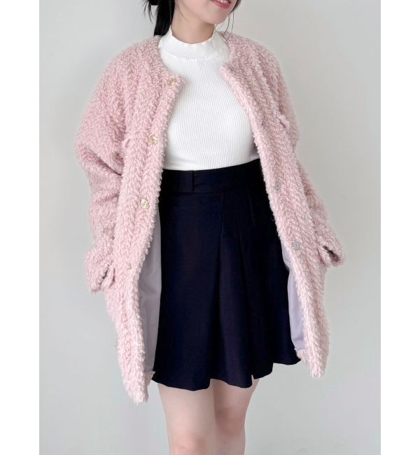 dazzlin「ボアフレンチブルゾン」|ブルゾン・スタジャン|