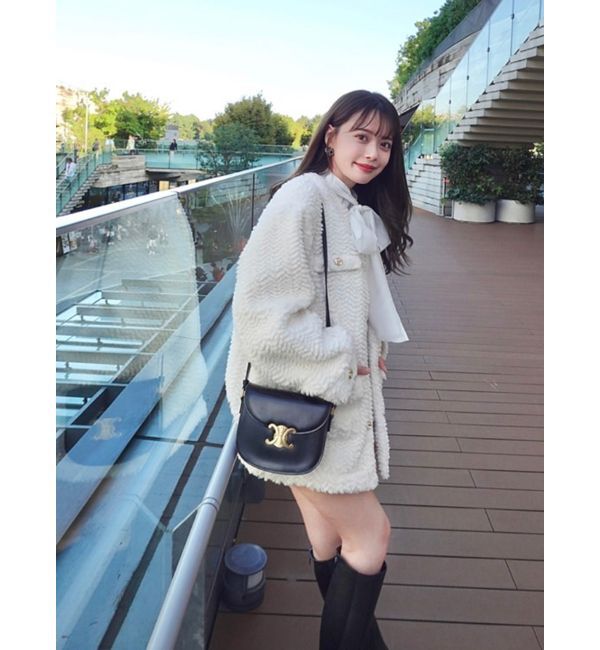 dazzlin「ボアフレンチブルゾン」|ブルゾン・スタジャン|