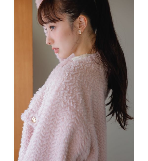 dazzlin「ボアフレンチブルゾン」|ブルゾン・スタジャン|