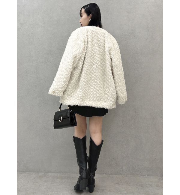 dazzlin「ボアフレンチブルゾン」|ブルゾン・スタジャン|