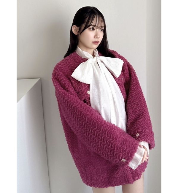 dazzlin「ボアフレンチブルゾン」|ブルゾン・スタジャン|