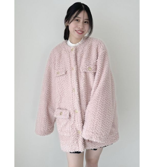 dazzlin「ボアフレンチブルゾン」|ブルゾン・スタジャン|