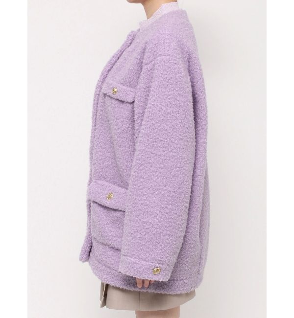 dazzlin「ボアフレンチブルゾン」|ブルゾン・スタジャン|