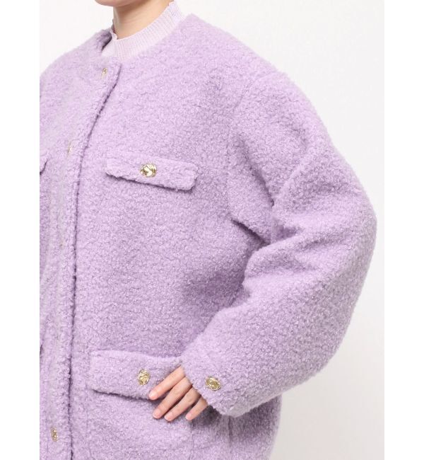 dazzlin「ボアフレンチブルゾン」|ブルゾン・スタジャン|