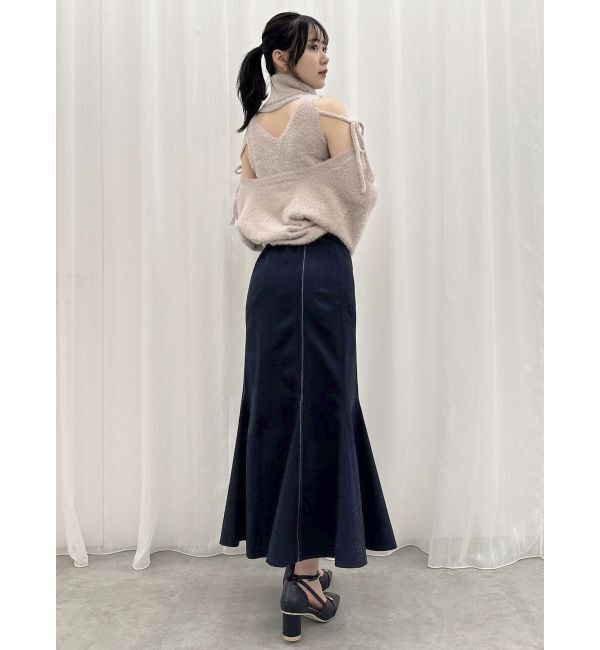 dazzlin「ミニシャギーオフタートル」|ニット・セーター|