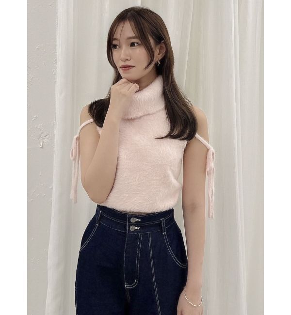 dazzlin「ミニシャギーオフタートル」|ニット・セーター|