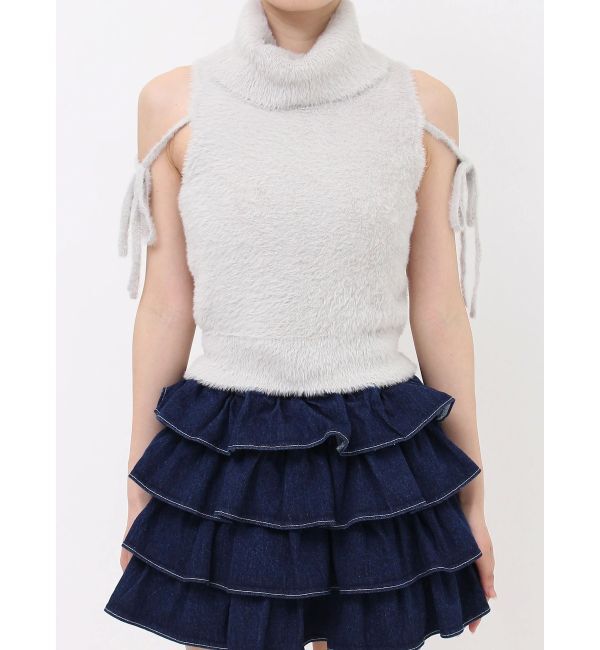 dazzlin「ミニシャギーオフタートル」|ニット・セーター|