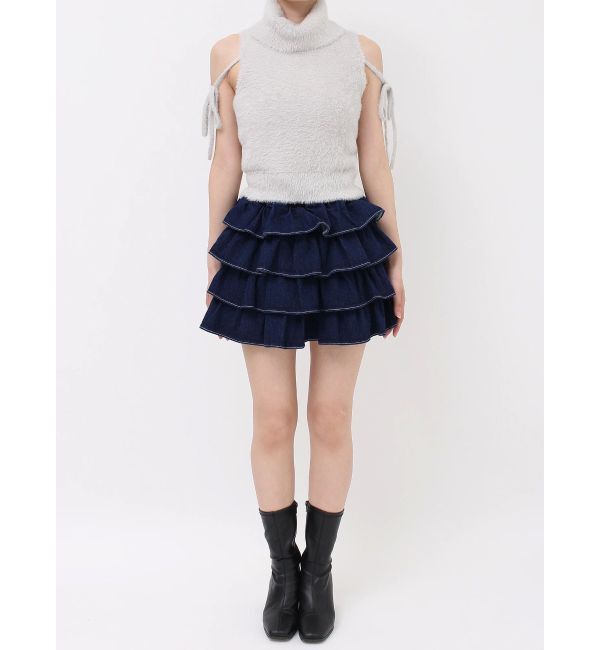 dazzlin「ミニシャギーオフタートル」|ニット・セーター|