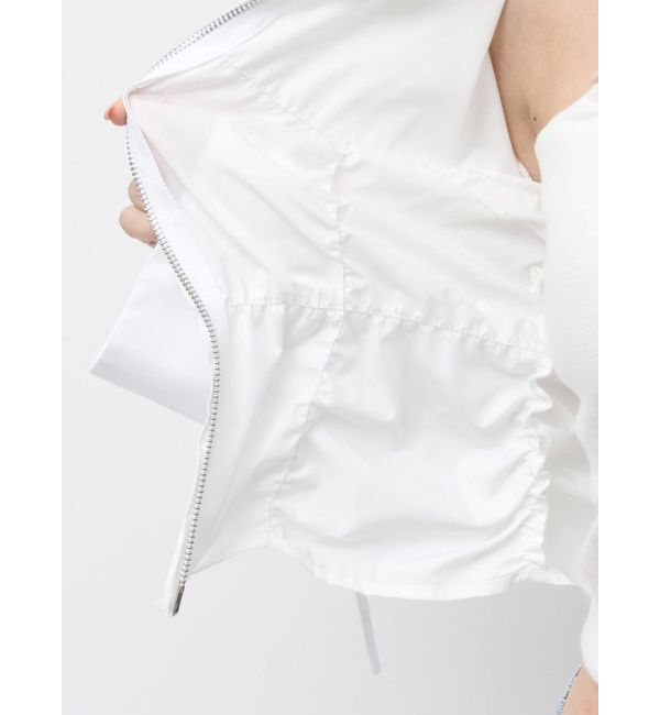dazzlin「ダブルファスナーギャザーシャツ」|シャツ・ブラウス|