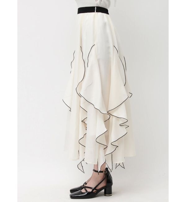 dazzlin「ペタルヘムオーガンスカート」|スカート|