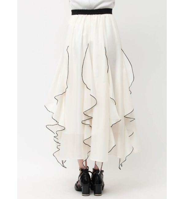 dazzlin「ペタルヘムオーガンスカート」|スカート|