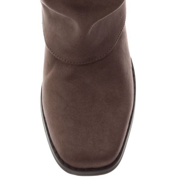 dazzlin「スクエアトウゲートルブーツ」|ロングブーツ|