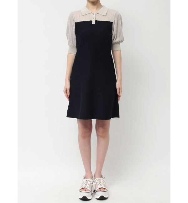 dazzlin「シアーポロニットミニワンピース」|ワンピース|