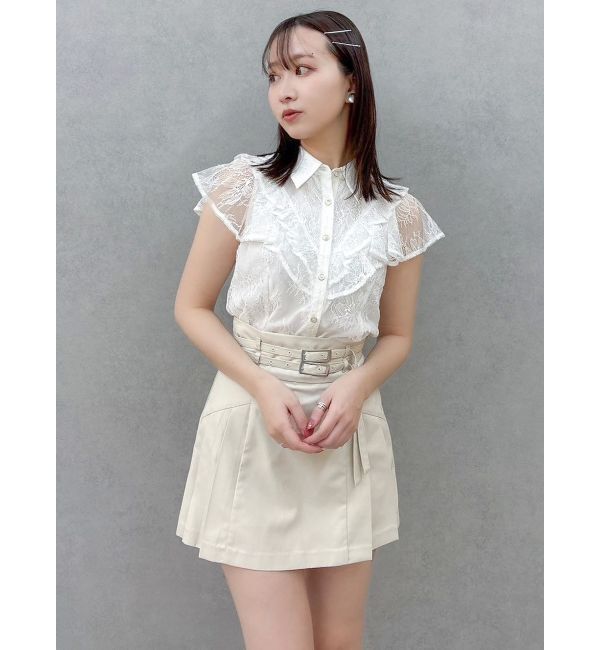 dazzlin「ラッフルフリルブラウス」|シャツ・ブラウス|