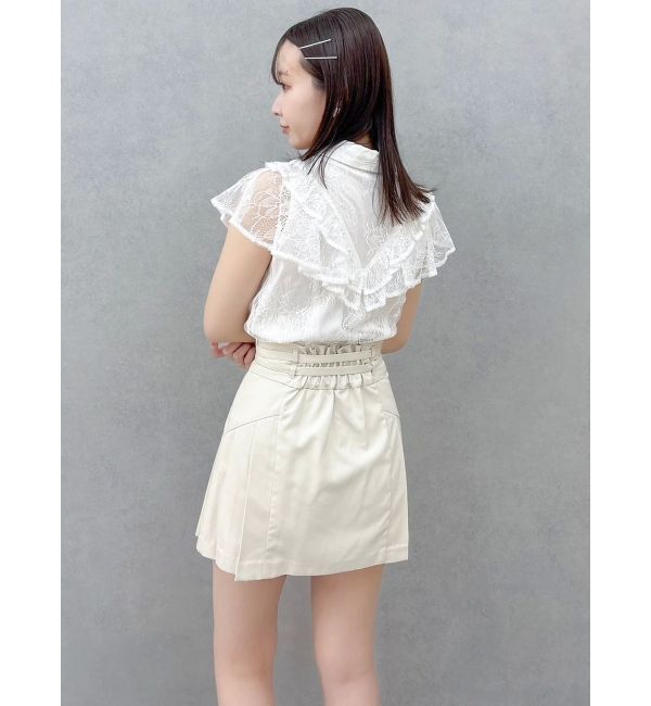 dazzlin「ラッフルフリルブラウス」|シャツ・ブラウス|