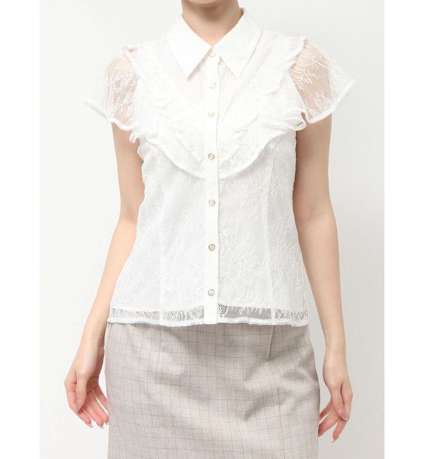 dazzlin「ラッフルフリルブラウス」|シャツ・ブラウス|