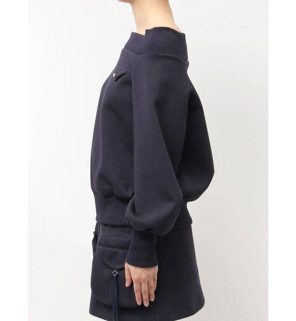 dazzlin「ワイドスクエアネックスウェット」|Tシャツ・カットソー|