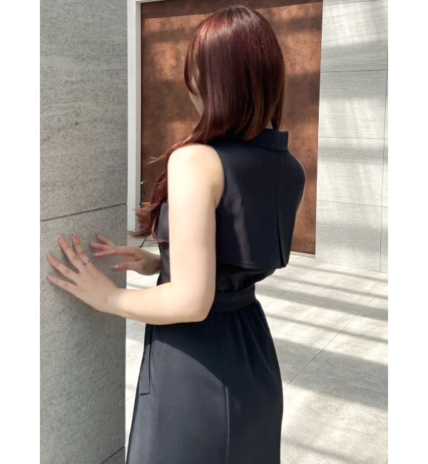 dazzlin「【WEB限定カラーあり】トレンチディティールジレワンピース」|ワンピース|