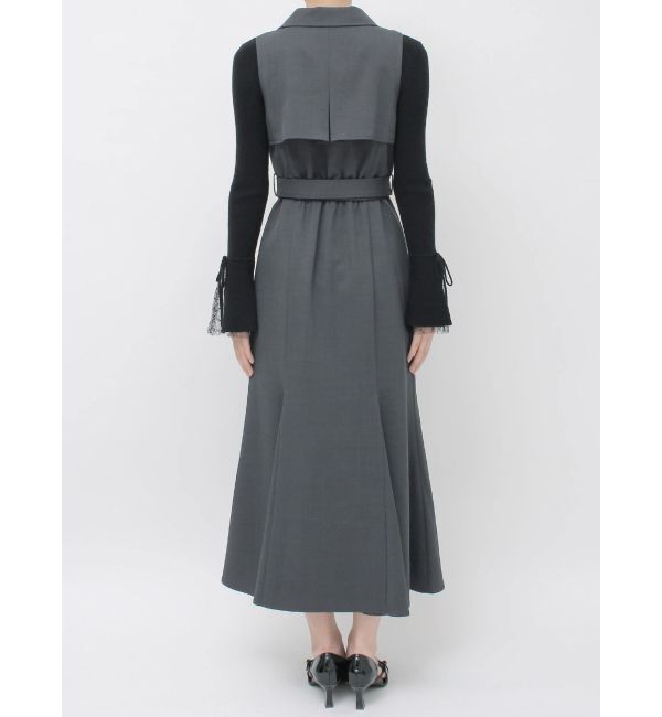 dazzlin「【WEB限定カラーあり】トレンチディティールジレワンピース」|ワンピース|