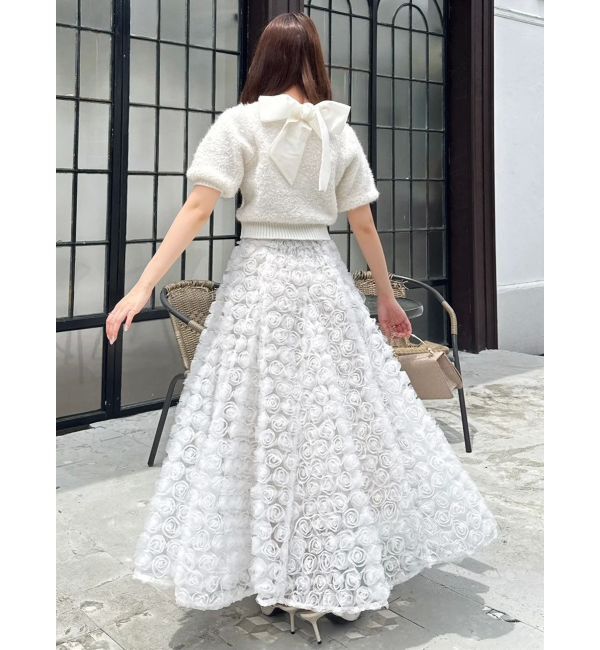 dazzlin「モチーフボリュームフレアスカート」|スカート|