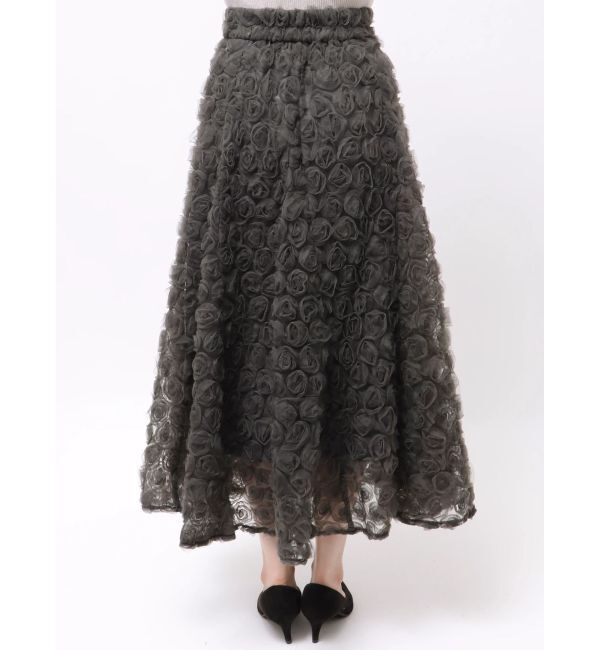 dazzlin「モチーフボリュームフレアスカート」|スカート|