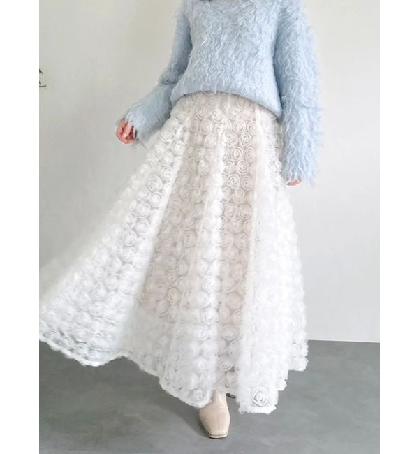 dazzlin「モチーフボリュームフレアスカート」|スカート|