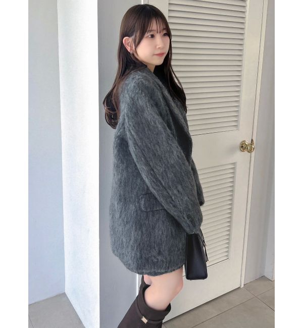 dazzlin「【WEB限定カラーあり】ヘアリーミドルジャケット」|その他|