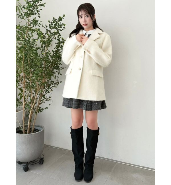 dazzlin「【WEB限定カラーあり】ヘアリーミドルジャケット」|その他|