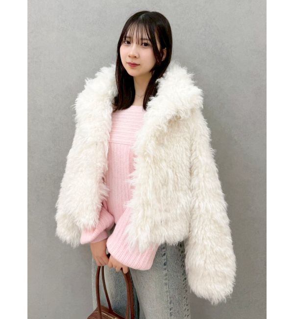 dazzlin「カールエコファーブルゾン」|ブルゾン・スタジャン|