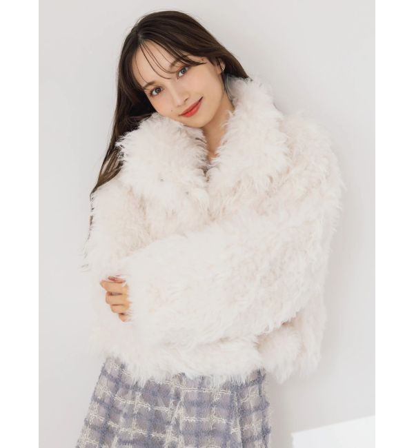 dazzlin「カールエコファーブルゾン」|ブルゾン・スタジャン|