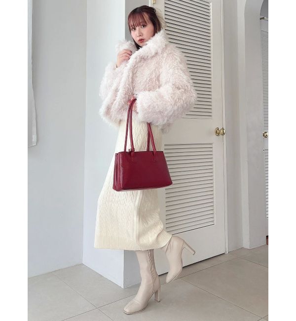 dazzlin「カールエコファーブルゾン」|ブルゾン・スタジャン|