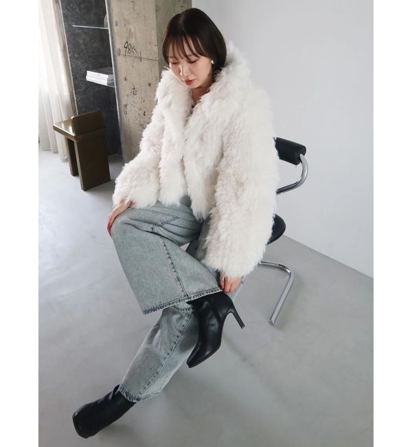 dazzlin「カールエコファーブルゾン」|ブルゾン・スタジャン|