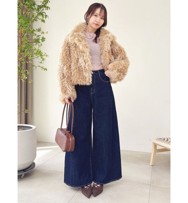 dazzlin「カールエコファーブルゾン」|ブルゾン・スタジャン|