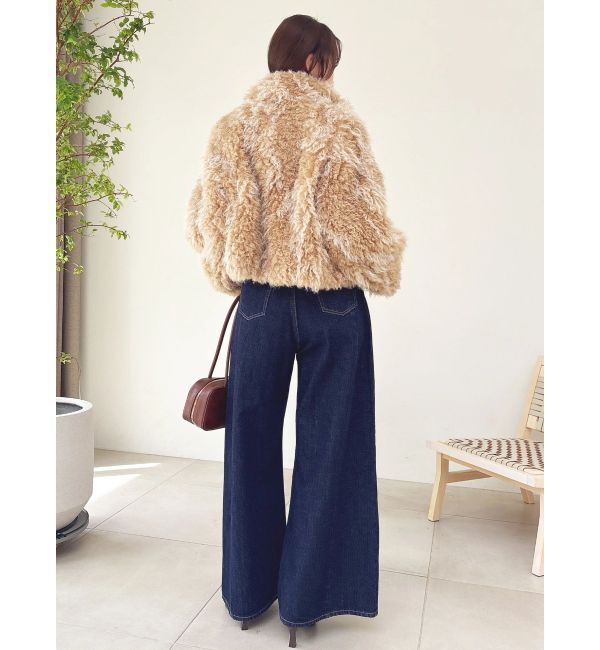 dazzlin「カールエコファーブルゾン」|ブルゾン・スタジャン|