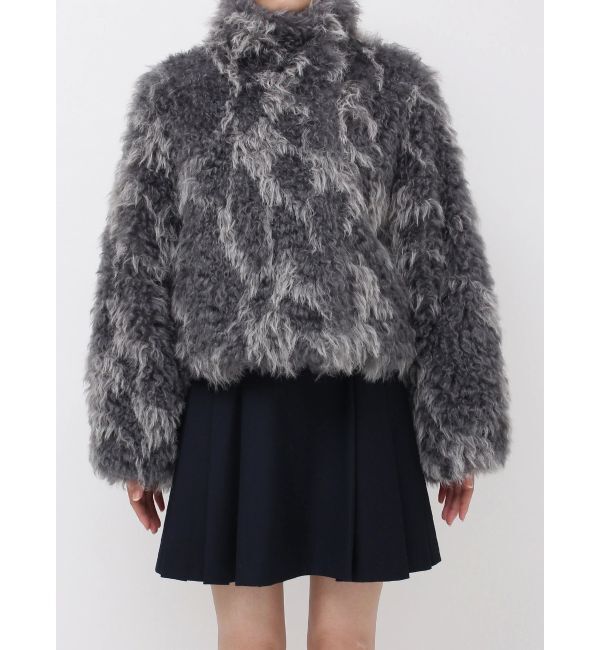 dazzlin「カールエコファーブルゾン」|ブルゾン・スタジャン|