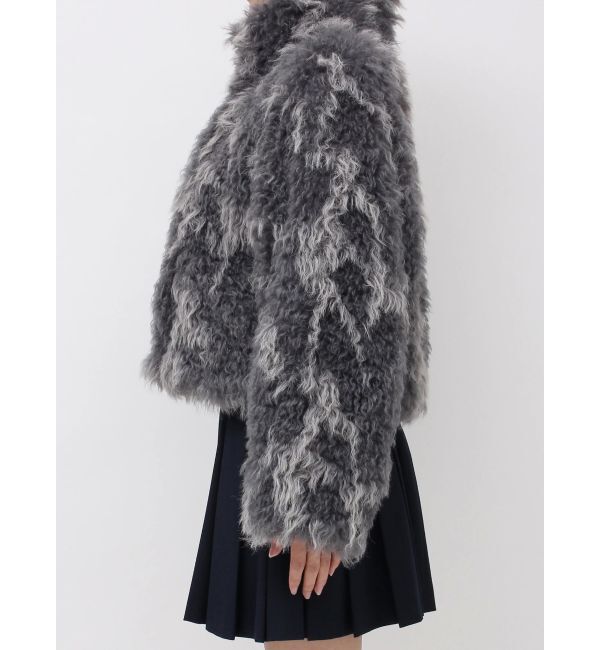 dazzlin「カールエコファーブルゾン」|ブルゾン・スタジャン|