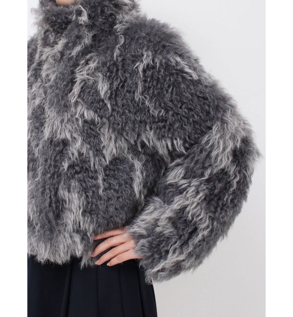 dazzlin「カールエコファーブルゾン」|ブルゾン・スタジャン|