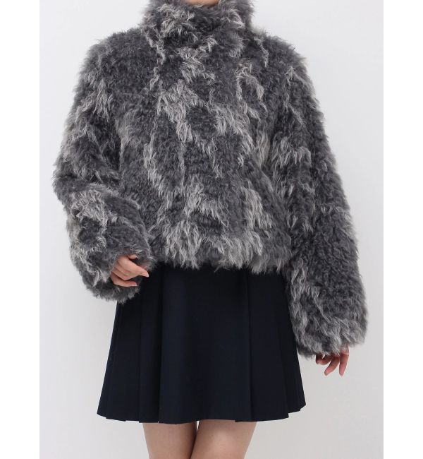 dazzlin「カールエコファーブルゾン」|ブルゾン・スタジャン|