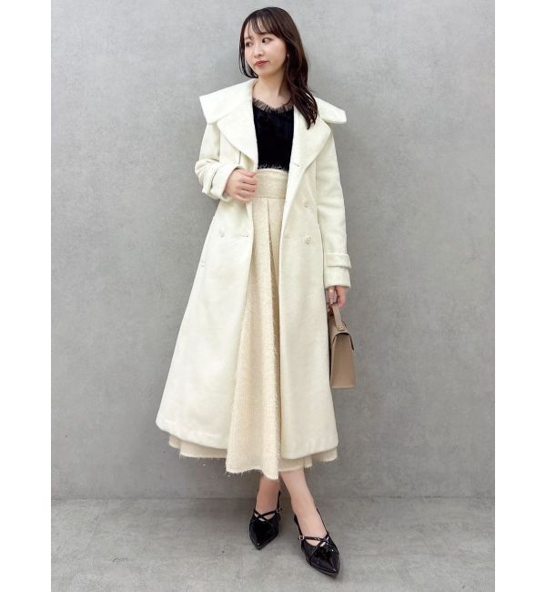 dazzlin「フサフサジャカードフレアスカート」|スカート|