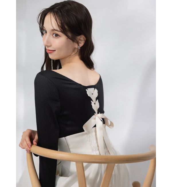 dazzlin「カットドッキングタックバルーンワンピース」|ワンピース|