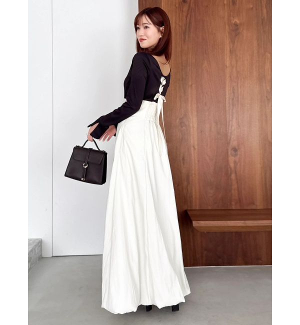 dazzlin「カットドッキングタックバルーンワンピース」|ワンピース|