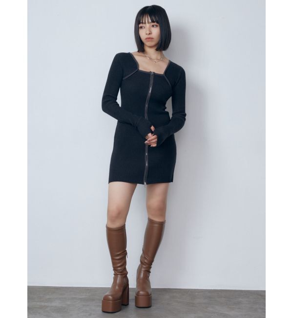 EMODA「バルキープランプフィットブーツ」|ロングブーツ|